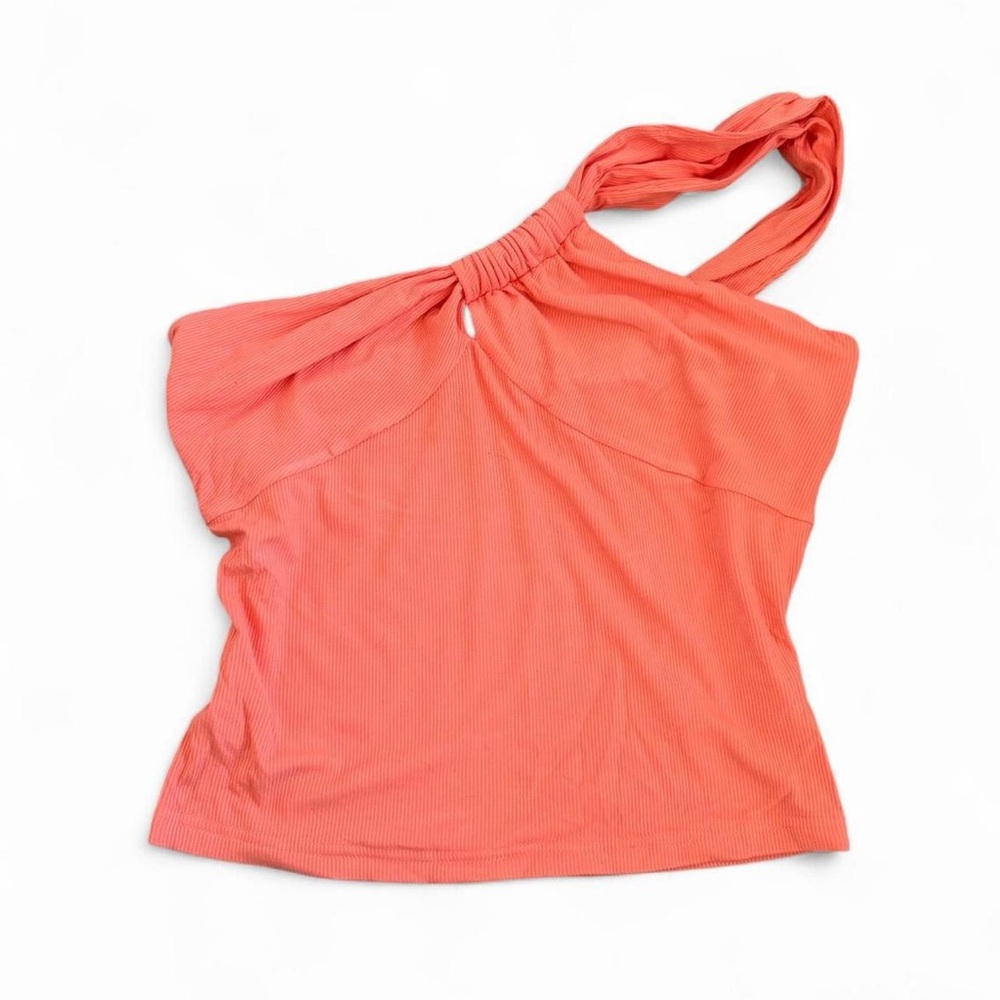 NWT Anthropologie Dolan Coral One-Shoulder Tank